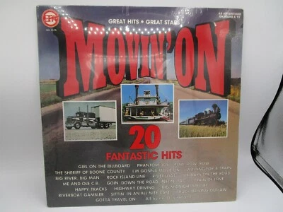 Movin'on 20 Truck Driving Sounds 1978 Vinyl Album New Trucks, trains, boats NEW - Image 1 of 4