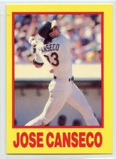 1990 STATZ Big League Baseball - #NNO - Jose Canseco - Oakland A's