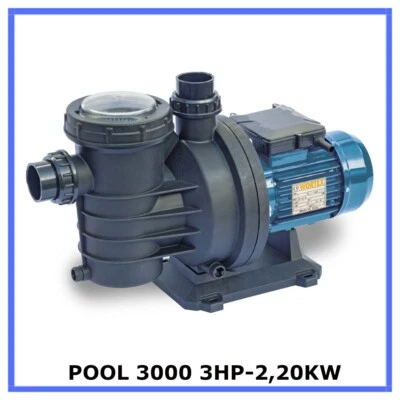 Pompa per piscina elettropompa autoadescante elettrica fuoriterra pool3000 3HP - Immagine 1 di 4