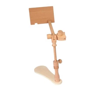 Embroidery Frame Lap Stand Adjustable Hoop Holder Wooden Cross   Rack - Picture 1 of 12