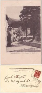 VALLOMBROSA - FIRENZE - STRADA PER LA SCUDERIA - VIAGG. -87612- - Picture 1 of 1