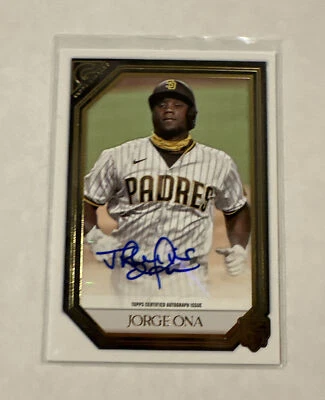 2021 Gallery Jorge Ona Auto #RA-JO Topps Certified Autograph Issue  - Image 1 of 4