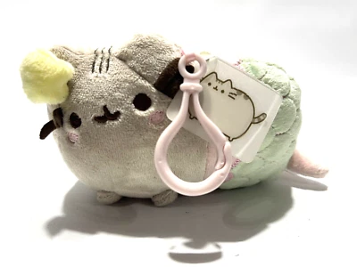 Gund 2016 PUSHEEN Small 6" PLUSH Keychain Backpack Clip MAGICAL MERMAID CAT - Image 1 of 4