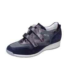 Women's shoes KEYS 11 (EU 41) sneakers blue suede textile BC359-41