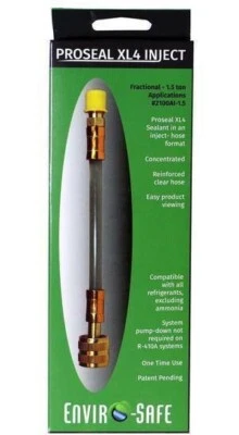ENVIRO-SAFE Pro Seal, Stop Leak, Easy Seal, Leak Sealant, Direct Inject 1.5 Ton - 1 Pack