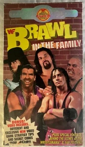 WWF Brawl in the Family Limited Edn. VHS w Collectible Stickers New Sealed - Picture 1 of 11