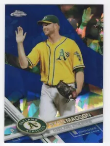 2017 Topps Chrom Saphir Edition Druckauflage 250 Ryan Madson #479 Oakland - Bild 1 von 2