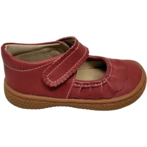 Livie & Luca Mary Jane Ruche Toddler Girl Size 5 Casual Mary Jane Scarlet Red - Picture 1 of 3