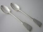 Antique Sterling Silver Fiddle Basting/Serving Spoons - 1841 by Francis Higgins