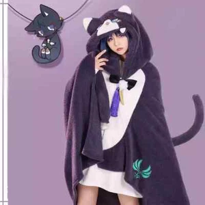 Anime Game Genshin Impact Wanderer Soft Blanket Cosplay Warm Cloak Sweatshirts - Picture 1 of 1