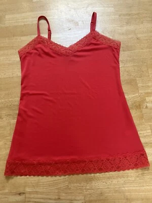 Moda Bug Cami Camiseta sin Mangas Color Coral NUEVA sin Etiqueta Talla Pequeña Foto 1 de 4