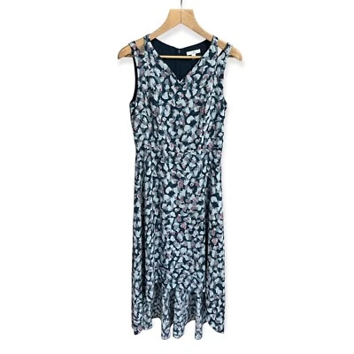 Платье миди женское акварельное высокое низкое H by Halston, размер 6 - Изображение 1 из 4