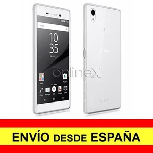 Funda Silicona para SONY XPERIA Z5 Carcasa Transparente Protector TPU a2087 - Imagen 1 de 10