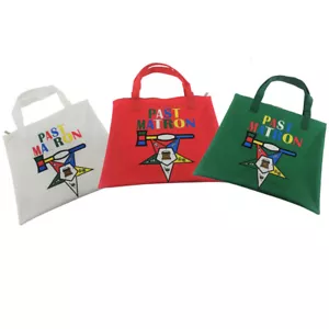 Massonica insegne O.E.S Past Matron nuovo stile tote bag set 3 colori - Foto 1 di 10