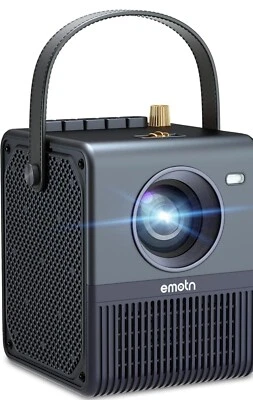 Mini Proyector de Cine en Casa Wifi 1080P, 250 Lúmenes ANSI, Hasta 240 In, Bluetooth. Foto 1 de 4