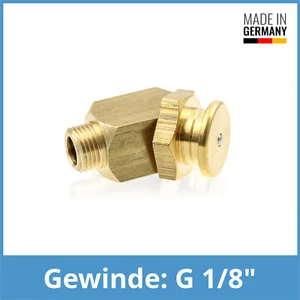 DIN 3404 M1 (Ø16mm) G 1/8" 45° Winkel-Flachschmiernippel Messing - Picture 1 of 1