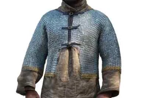 Handmade Chainmail Haubergeon Riveted Flat Rings 9mm Mild Steel Armor Shirt - Picture 1 of 6