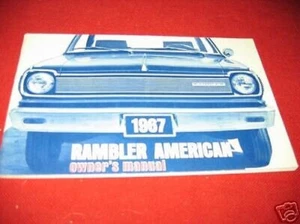 1967 AMC RAMBLER AMERICAN OWNERS MANUAL NOS ORIGINAL - Picture 1 of 1