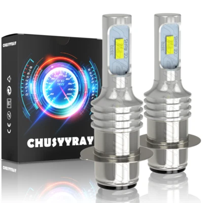 Kit de faros LED H6M 6000K bombillas blancas para Kawasaki Prairie 300 400 1999-2002 Foto 1 de 4