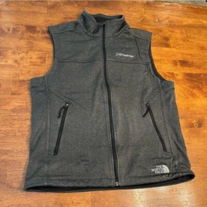 The North Face gray vest size medium emblem on chest - Picture 1 of 8