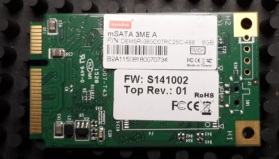 INNODISK 8GB MSATA 6/GBs 3ME A DEMSR-08GD07RC2SC-A88 MO-300 - Bild 1 von 3