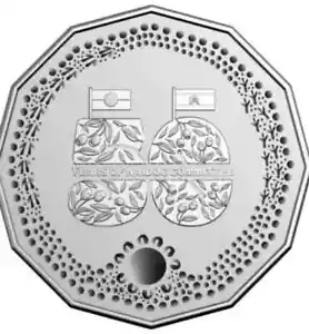 Moneda de 50 centavos Australia 2024 sin circular NAIDOC años. Sin circular. - Imagen 1 de 2