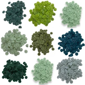 Bifix™ Green Screw Pozi Phillips Cover Caps SnapOn 6-8g Pz2 Ph2 Furniture Push - Picture 1 of 13