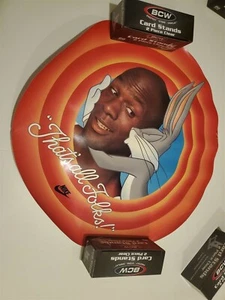 1992 Nike That's All Folks Round Michael Jordan Bugs Bunny Looney Tunes Poster - Bild 1 von 3