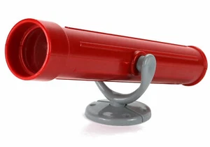 Fernrohr rot für Spielturm Teleskop Kunststoff Kletterturm Kinder Fernglas NEU - Bild 1 von 1