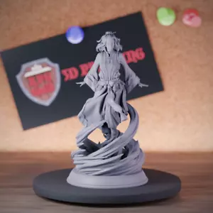 Air Genasi Sorcerer Miniatura Mago Mazmorras y Dragones Mini DnD TTRPG - Imagen 1 de 8