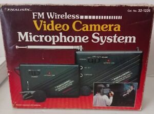 Realistic FM Wireless Video Camera Microphone System 32-1226