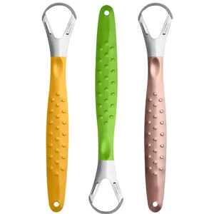Raspador de lengua bebé 3 piezas para limpiar los cepillos del dispositivo de retención - Imagen 1 de 12