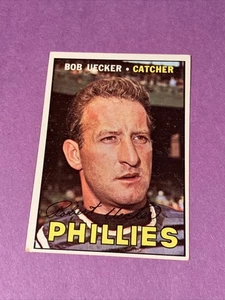 1967 Topps Baseball BOB UECKER #326 Philadelphia Phillies - Picture 1 of 2