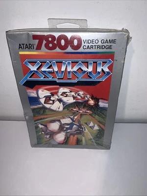 Xevious Atari 7800 - BRAND NEW, FACTORY SEALED with HANG TAG – 1987 - Image 1 of 4