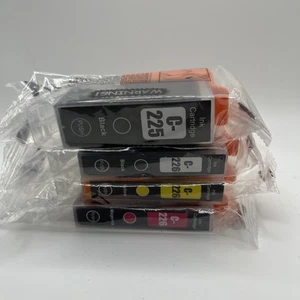 4 EZ Ink Compatible With Canon 225 226 Cartridges w/ Chip Black & Color New - Picture 1 of 6