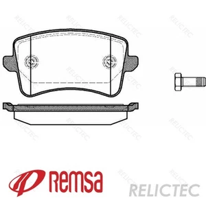 Rear Brake Pads Set Audi Porsche:A5,A4,Q5,A6,A7,A4L,MACAN 8K0698451D 8K0698451 - Picture 1 of 2