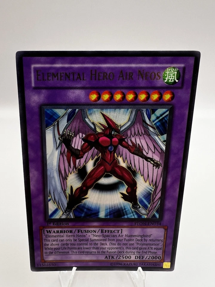 Elemental Hero Air Neos STON-EN034 Strike of Neos 1st Edition - Image 1 of 2