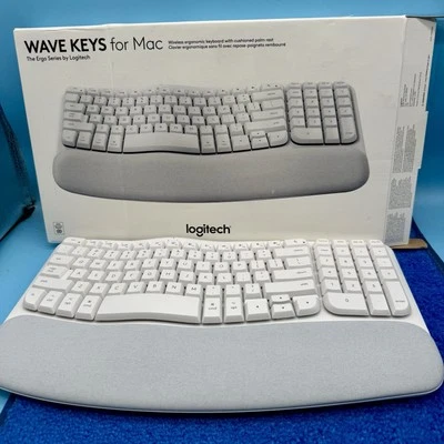 Logitech Wave Keys for Mac, Wireless Ergonomic Keyboard, for Mac, Apple, iPad - Image 1 of 2