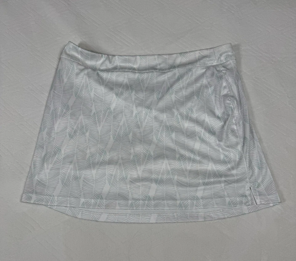 Pantalón corto Play Dry GREG NORMAN para mujer grande blanco/gris ocio tenis pickleball Foto 1 de 4