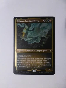 MtG Commander Legends 2 FOIL Etche Miirym Sentinel Wyrm M/NM Flat Ship VCT123884 - Picture 1 of 2