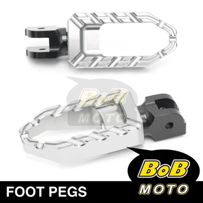 Para Triumph Speed Four 02-05 04 03 CNC BUZZ Rider estriberas delanteras titanio Foto 1 de 4