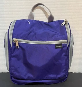 LL Bean Personal Organizer Toiletry Bag Purple NWOT - Picture 1 of 7