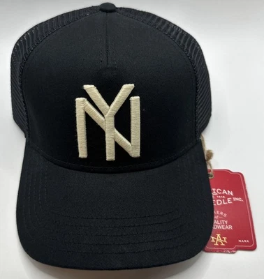 Gorra American Needle New York Black Yankees Archive Snapback Negra Liga Negra Foto 1 de 4