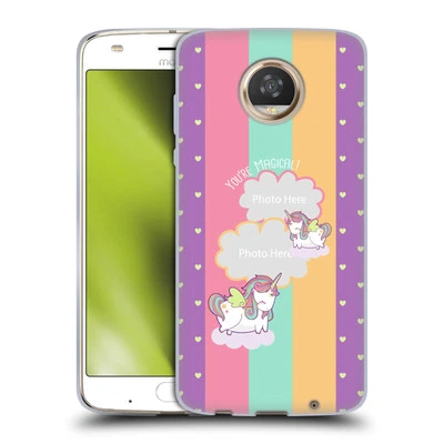 CUSTOM CUSTOMIZED PERSONALIZED FANCY UNICORN 2 GEL CASE FOR MOTOROLA PHONES 2 - Image 1 of 4
