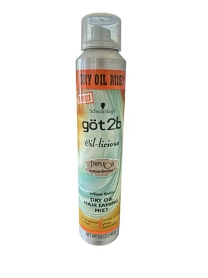 Schwarzkopf Got2b Oil-Licious Dry Oil Hair Taming Mist 5 OZ Nuevo Foto 1 de 2
