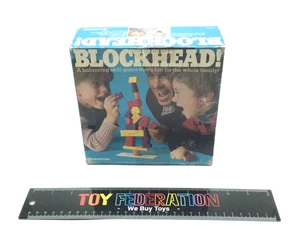 1982 Pressman BLOCKHEAD Balancing Skill Game - Picture 1 of 9