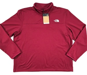 THE NORTH FACE CEDAR TRAIL GRID FLEECE XXL 1/4 ZIP PULLOVER BEETROOD BUGUNDY - Bild 1 von 16