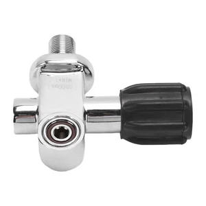 Valvola serbatoio alta pressione valvola antincendio M18*1,5 DIN/YOKE fibra di carbonio - Foto 1 di 22