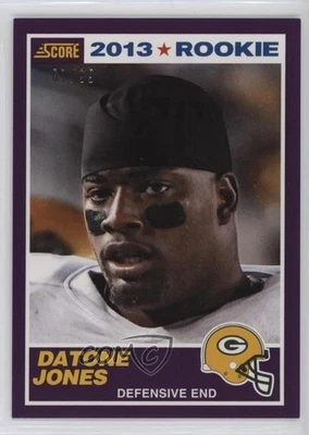 2013 Score 2013 Rookie Purple /99 Datone Jones #355 Rookie RC - Image 1 of 2