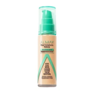 Almay Clear Complexion Foundation Make-up, hypoallergen, 600 Sonnenbeige, 1 fl. Oz. - Bild 1 von 1